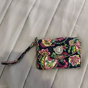 Vera Bradley Multicolor Floral Wristlet